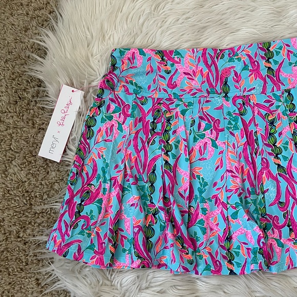 {Lilly Pulitzer} Luxletic® Annora Skort in Multi Seaweed Samba - Women’s Medium - Picture 10 of 15